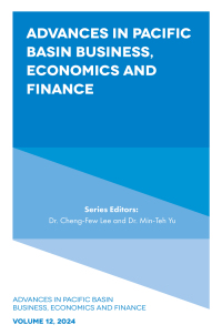 Cover image: Advances in Pacific Basin Business, Economics and Finance 9781837538652