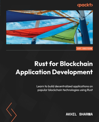 Cover image: Rust for Blockchain Application Development 1st edition 9781837634644