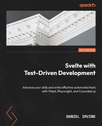 Cover image: Svelte with Test-Driven Development 1st edition 9781837638338