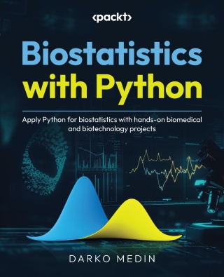 Cover image: Biostatistics with Python 1st edition 9781837630967