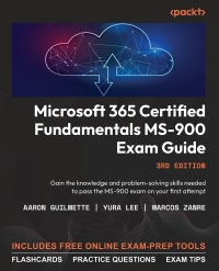 Imagen de portada: Microsoft 365 Certified Fundamentals MS-900 Exam Guide 3rd edition 9781837636792