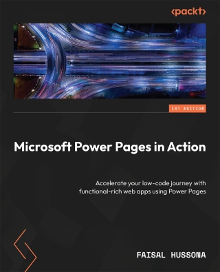 Cover image: Microsoft Power Pages in Action 1st edition 9781837630455