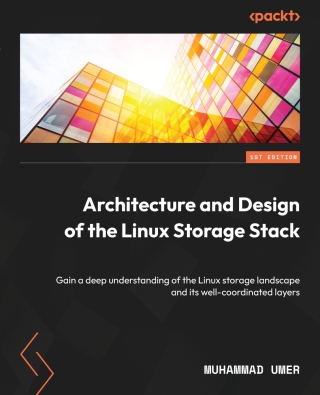 Cover image: Architecture and Design of the Linux Storage Stack 1st edition 9781837639960