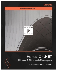 Cover image: Hands-On .NET Minimal API for Web Developers 1st edition 9781837636297