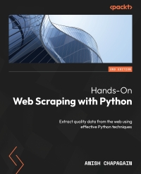 Cover image: Hands-On Web Scraping with Python 2nd edition 9781837636211