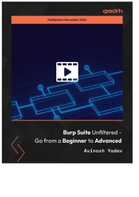 Cover image: Burp Suite Unfiltered - Go from a Beginner to Advanced 1st edition 9781837639199