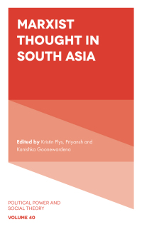 Imagen de portada: Marxist Thought in South Asia 9781837971831