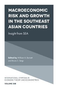 Cover image: Macroeconomic Risk and Growth in the Southeast Asian Countries 9781837972852