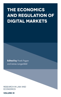 Cover image: The Economics and Regulation of Digital Markets 9781837976447