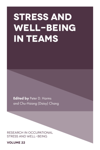 Imagen de portada: Stress and Well-Being in Teams 9781837977321