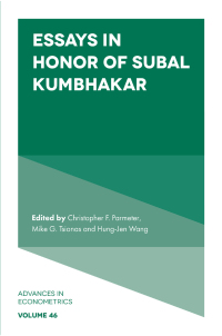 Cover image: Essays in Honor of Subal Kumbhakar 9781837978748