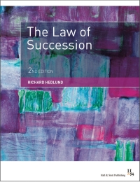 Imagen de portada: The Law of Succession 2nd edition 9781916243194
