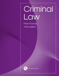 Cover image: Criminal Law 1st edition 9781838166465