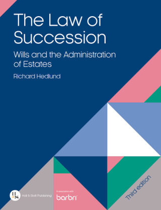 Cover image: The Law of Succession 3rd edition 9781838482473