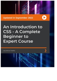 Cover image: An Introduction to CSS - A Complete Beginner to Expert Course 1st edition 9781838554996