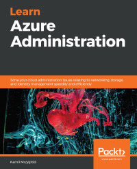Imagen de portada: Learn Azure Administration 1st edition 9781838551452