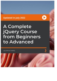 Imagen de portada: A Complete jQuery Course from Beginners to Advanced 1st edition 9781838559885