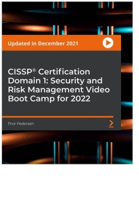 Titelbild: CISSP® Certification Domain 1: Security and Risk Management Video Boot Camp for 2022 1st edition 9781838641467