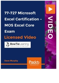 Cover image: 77-727 Microsoft Excel Certification - MOS Excel Core Exam 1st edition 9781838646264