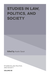 Cover image: Studies in Law, Politics, and Society 9781838670597