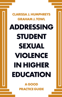 Cover image: Addressing Student Sexual Violence in Higher Education 9781838671419