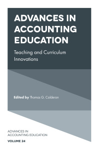 Cover image: Advances in Accounting Education 1st edition 9781838672362
