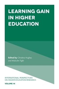 Cover image: Learning Gain in Higher Education 9781838672805