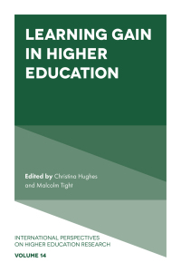Imagen de portada: Learning Gain in Higher Education 9781838672805