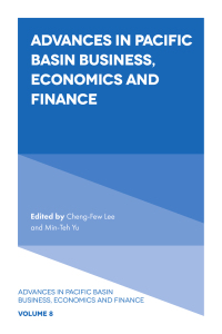 表紙画像: Advances in Pacific Basin Business, Economics and Finance 1st edition 9781838673642