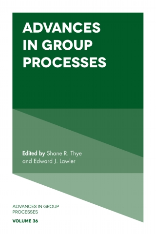 Cover image: Advances in Group Processes 9781838675042