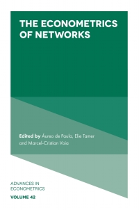 Imagen de portada: The Econometrics of Networks 9781838675769