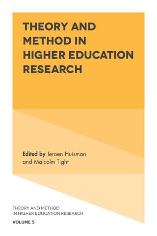 Cover image: Theory and Method in Higher Education Research 9781838678425