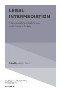 Cover image: Legal Intermediation 9781838678609