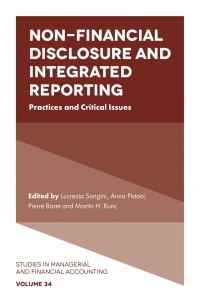 Cover image: Non-Financial Disclosure and Integrated Reporting 9781838679644