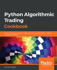 Cover image: Python Algorithmic Trading Cookbook 1st edition 9781838989354