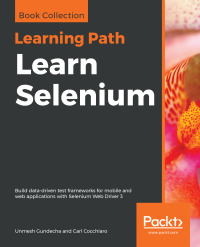 Imagen de portada: Learn Selenium 1st edition 9781838983048