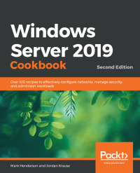 Titelbild: Windows Server 2019 Cookbook 2nd edition 9781838987190