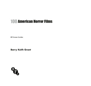 Cover image: 100 American Horror Films 1st edition 9781839021466