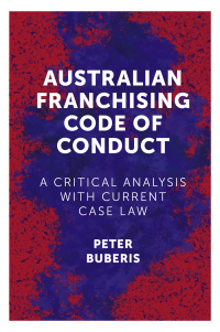 Imagen de portada: Australian Franchising Code of Conduct 9781839091681