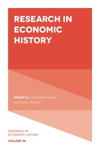 صورة الغلاف: Research in Economic History 9781839091803