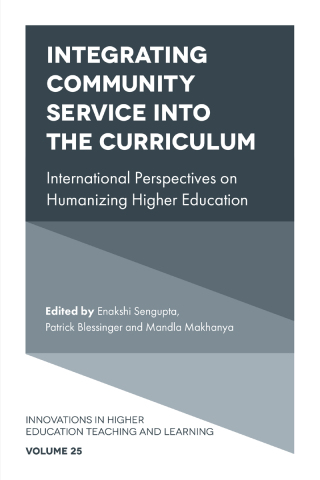 Omslagafbeelding: Integrating Community Service into the Curriculum 1st edition 9781839094354