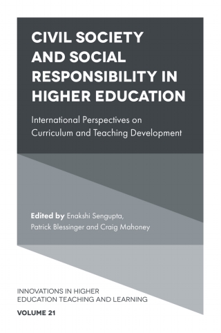 Imagen de portada: Civil Society and Social Responsibility in Higher Education 9781839094651