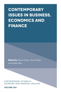 Cover image: Contemporary Issues in Business, Economics and Finance 9781839096051