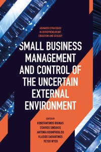 Cover image: Small Business Management and Control of the Uncertain External Environment 9781839096259