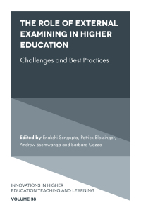 Cover image: The Role of External Examining in Higher Education 9781839821752