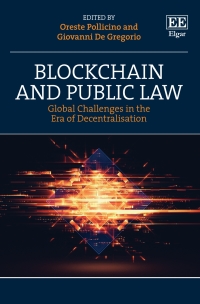 Imagen de portada: Blockchain and Public Law 1st edition 9781839100789