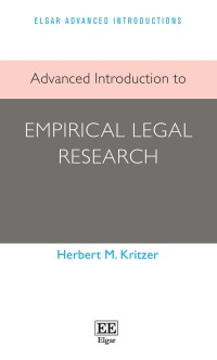 Imagen de portada: Advanced Introduction to Empirical Legal Research 1st edition 9781839101069