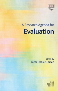 Omslagafbeelding: A Research Agenda for Evaluation 1st edition 9781839101076