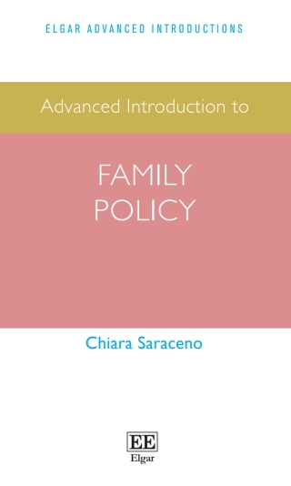 Omslagafbeelding: Advanced Introduction to Family Policy 1st edition 9781839101175