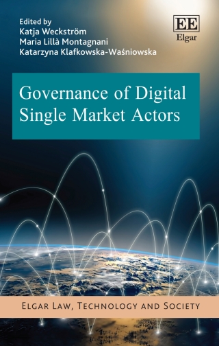 Cover image: Governance of Digital Single Market Actors 1st edition 9781839101472